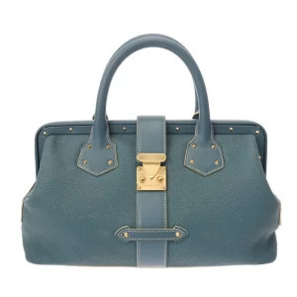Louis Vuitton Suhali Ingenieux Blue Leather Handbag
